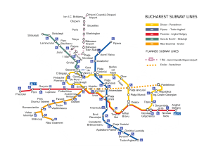 bükreş metro haritası